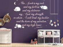 Load image into Gallery viewer, PRE-ORDER SALE Psalms 18:2 Wall Decal (Wall Sticker)