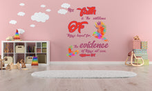 Load image into Gallery viewer, PRE-ORDER SALE Hebrews 11:1 Wall Decal (Sticker)