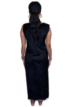 Load image into Gallery viewer, Double Wrap Dress (Beaded Fringe)