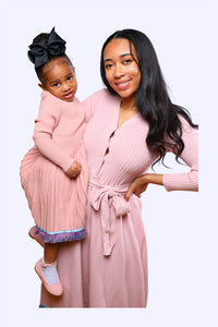 (Mom & Me) Mother’s Knit Sweater Dress