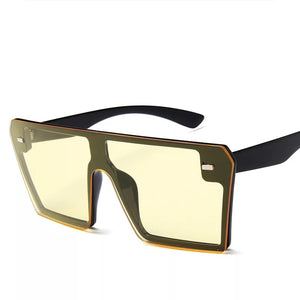 Two Toned Large Square sunglasses