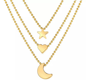 I ❤️ the New Moon Necklace