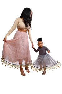 (Mom & Me) Daughter’s Star Tulle Dress