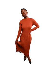Ribbed Knitted dress