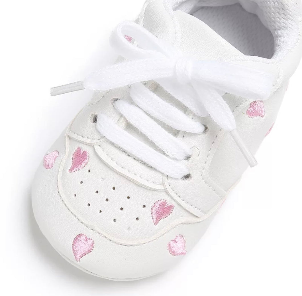 Pink Heart Tennis Shoe (soft)